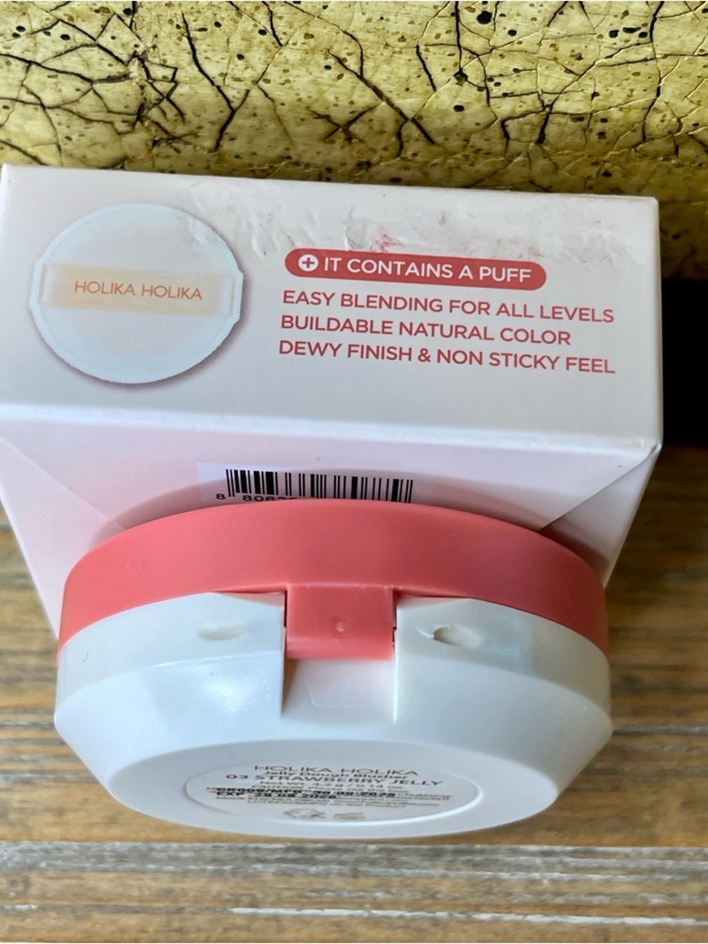 Holika Holika Jelly Dough Blusher - 03 Strawberry Jelly (K-Beauty) - Picture 6 of 7